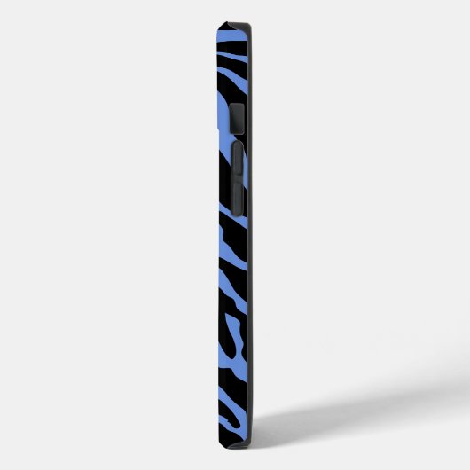 Blauw- en zwarte vingerafdrukken Case-Mate iPhone case (Achterkant / Links)