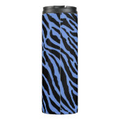 Blauw- en zwarte vingerafdrukken thermosbeker (Achterkant)