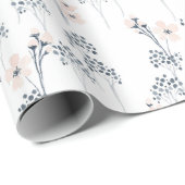 Blauw- en zwartwitpapier cadeaupapier (Rol Hoek)