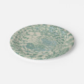 Blauw Engelse Tuinwijn Papieren Bordje (Gekanteld)