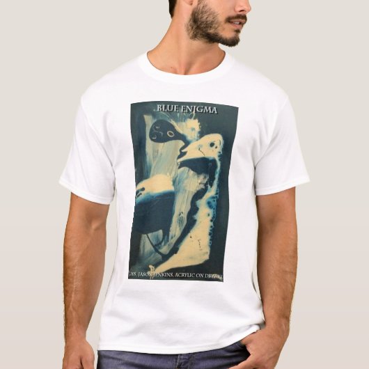 Blauw Enigma T-shirt (Voorkant)