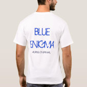 Blauw Enigma T-shirt (Achterkant)