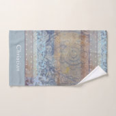 Blauw-esthetisch, bruin, met een laag handdoek (Handdoek)