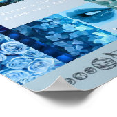 blauw esthetisch poster (Hoek)