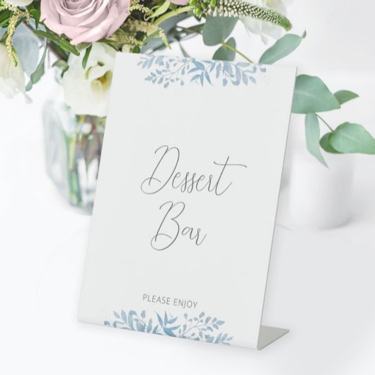 Blauw Eucalyptus Weddenschap Sturkbast Pedestal Si Reclamebord Met Voetstuk