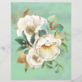 Blauw Eucalyptuspapier voor botanische Waterverf (Achterkant)