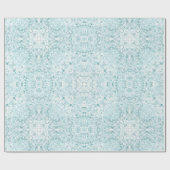  blauw Europees tegelontwerp Cadeaupapier (Vlak)