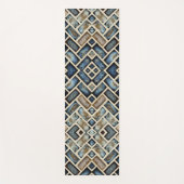 blauw evenwicht yogamat (Voorkant)
