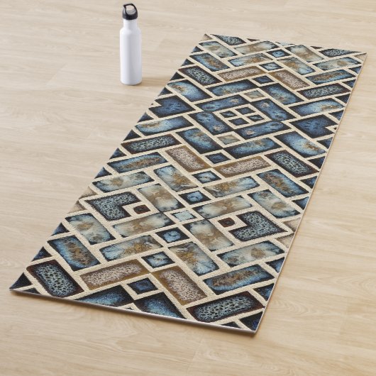 blauw evenwicht yogamat (In situ)