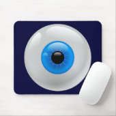 BLAUW EYE BALL MUISMAT (Met muis)