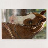 Blauw Eyed Arabisch Paard Legpuzzel (Horizontaal)