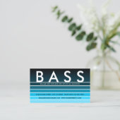 blauw fade BASS Visitekaartje (Staand voorkant)