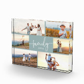 Blauw familie fotoblok (Rechts)