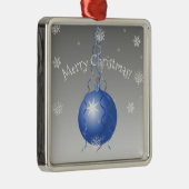 Blauw Fancy keramisch kerstsieramisch Ornament (Rechts)