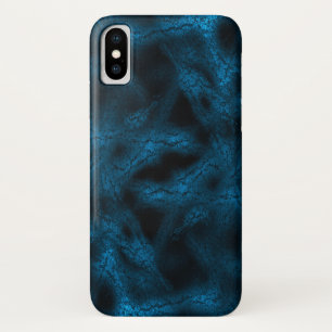 Blauw fantasiepatroon Case-Mate iPhone case