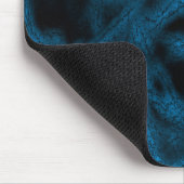Blauw fantasiepatroon muismat (Hoek)
