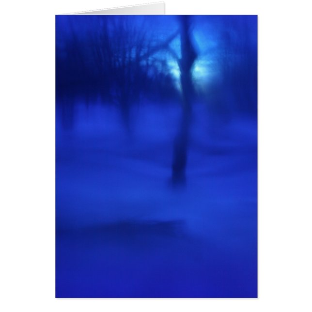 "Blauw Fantastisch landschap" (Voorkant)