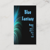 Blauw Fantastisch Visitekaartje (Achterkant)