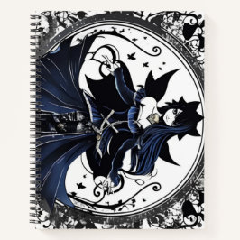 Blauw fantoom notitieboek