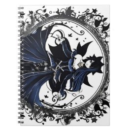 Blauw fantoom notitieboek