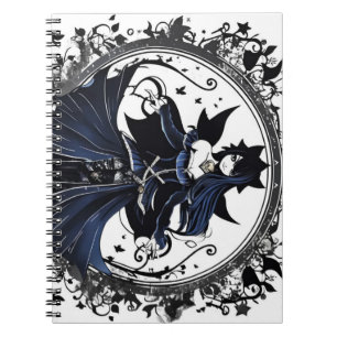 Blauw fantoom notitieboek