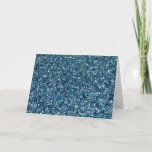 BLAUW (faux) GLITTER Feestdagen Kaart<br><div class="desc">BLAUWE GLITTERPRODUCTEN VOOR FEESTDAGEN of eender welke dag!

Pas aan zoals je wilt!

LAAGSTE PRIJZEN OP ZAZZLE!

Vragen? Regella@Rocketmail.com</div>