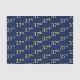 Blauw, Faux Gold 37ste (zevenendertigste) Evenemen Tissuepapier