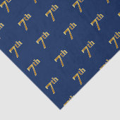 Blauw, Faux Gold 7th (7e) Event Tissue Paper Tissuepapier (Detail)