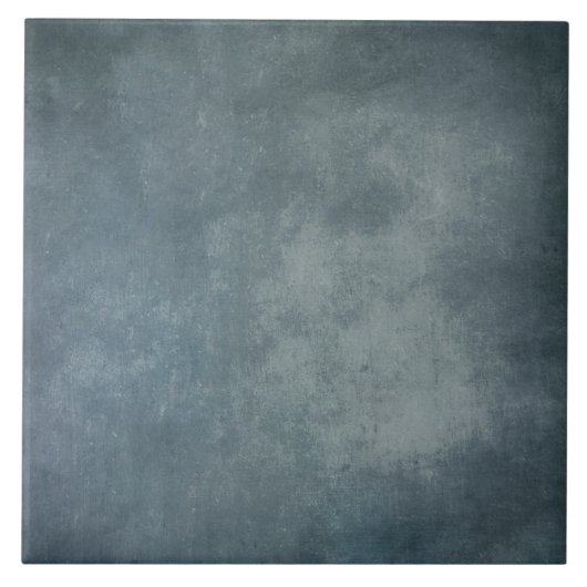  blauw faux keramische Tegel Tegeltje (Voorkant)