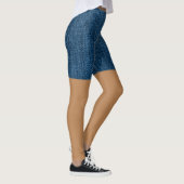  Blauw Faux Shorts Jeans Leggings (Rechts)