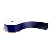 Blauw Faux Silk Ribbon-Blue met Kerstmis 1 Satijnen Lint (Spoel)