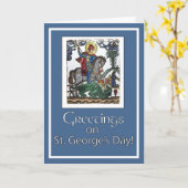 Blauw feest van St. George, Kaart (Gele Bloem)