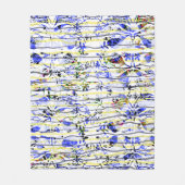 Blauw Fleece Deken (Voorkant)