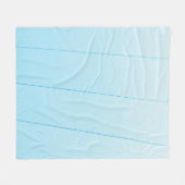 Blauw Fleece Deken (Voorkant (Horizontaal))