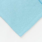Blauw Fleece Deken (Hoek)