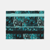 blauw fleece deken (Voorkant (Horizontaal))