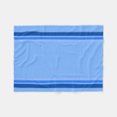 Blauw Fleece Deken (Voorkant (Horizontaal))
