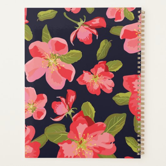 Blauw flessengebergte van Bright Girly Planner (Achterkant)