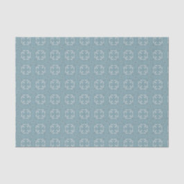 Blauw Fleur-de-Lis Patroon Weefselpapier Tissuepapier