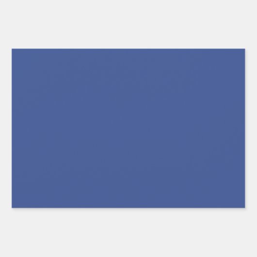 Blauw Floral papier Inpakpapier Vel (Voorkant 2)