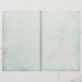 Blauw Floral Patterned Journal Pagina