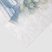 Blauw Floral Tissuepapier (Detail)