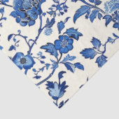 Blauw Floral Tissuepapier (Detail)
