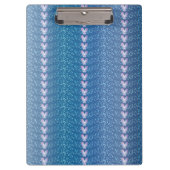  Blauw Floral Violet behang Klembord (Voorkant)