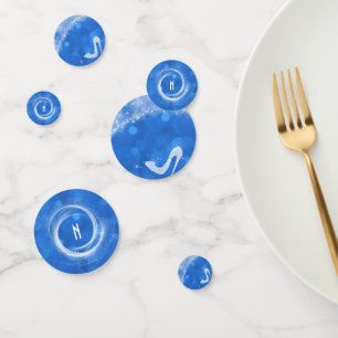 Blauw fonkelende Assepoester Slaapmuil Schoen Prin Confetti