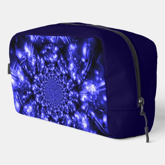 Blauw Fonkelende Lichten Toilettasje (Rechterhoek)