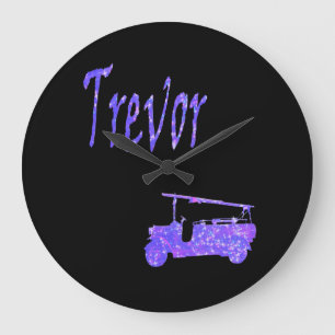 Blauw fonkelende Trevor, Naam, Met brandweerwagen, Grote Klok