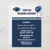 Blauw Football - Uitnodiging tot weduwschap (Voorkant)