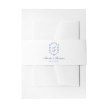 Blauw Formele Monogram Creet & Script Wedding