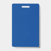 Blauw Foto Aanpasbare Badge (Achterkant)